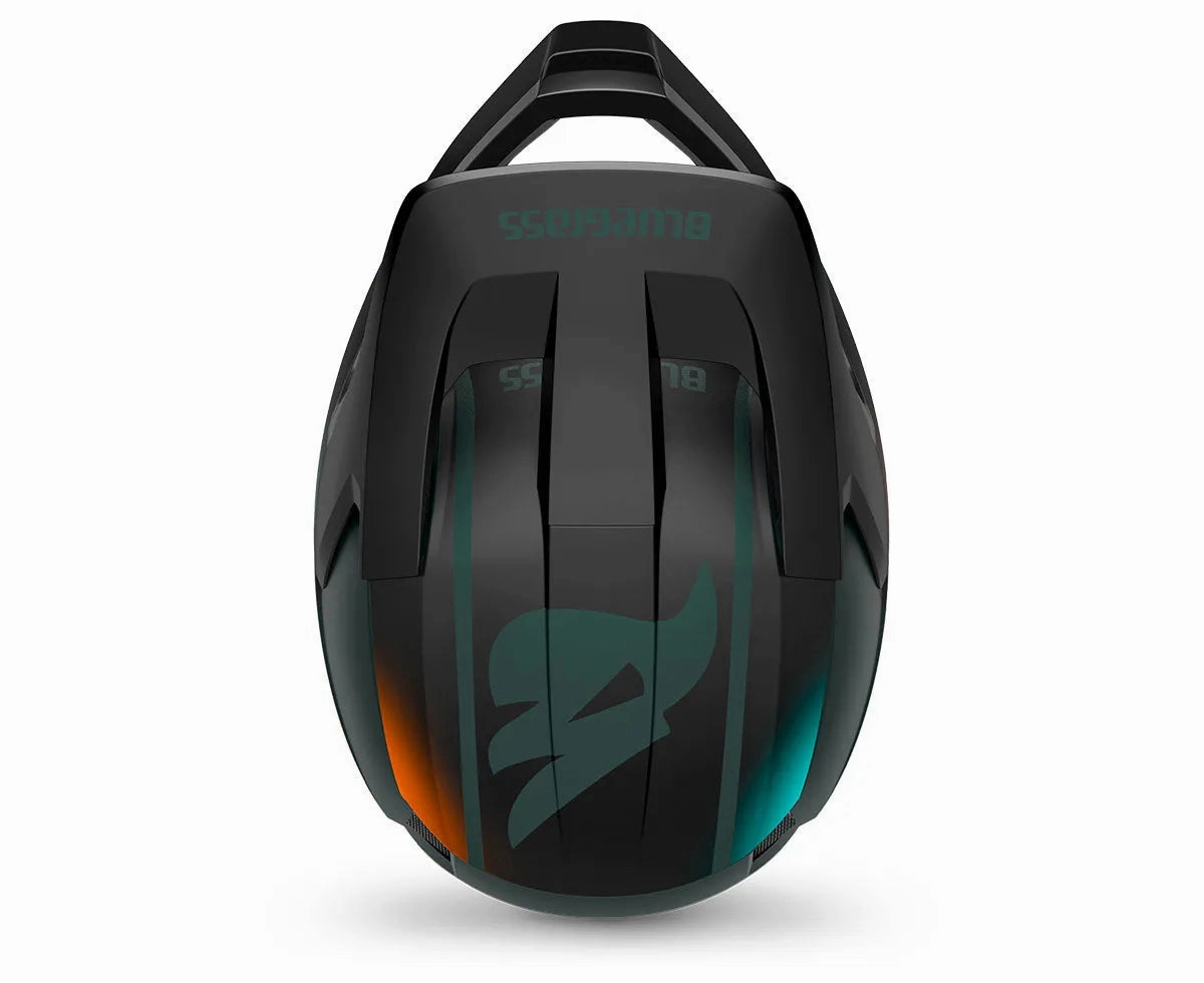 Bluegrass Legit MTB Cycling Helmet (Green Orange Matt)