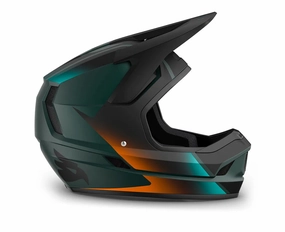 Bluegrass Legit MTB Cycling Helmet (Green Orange Matt)