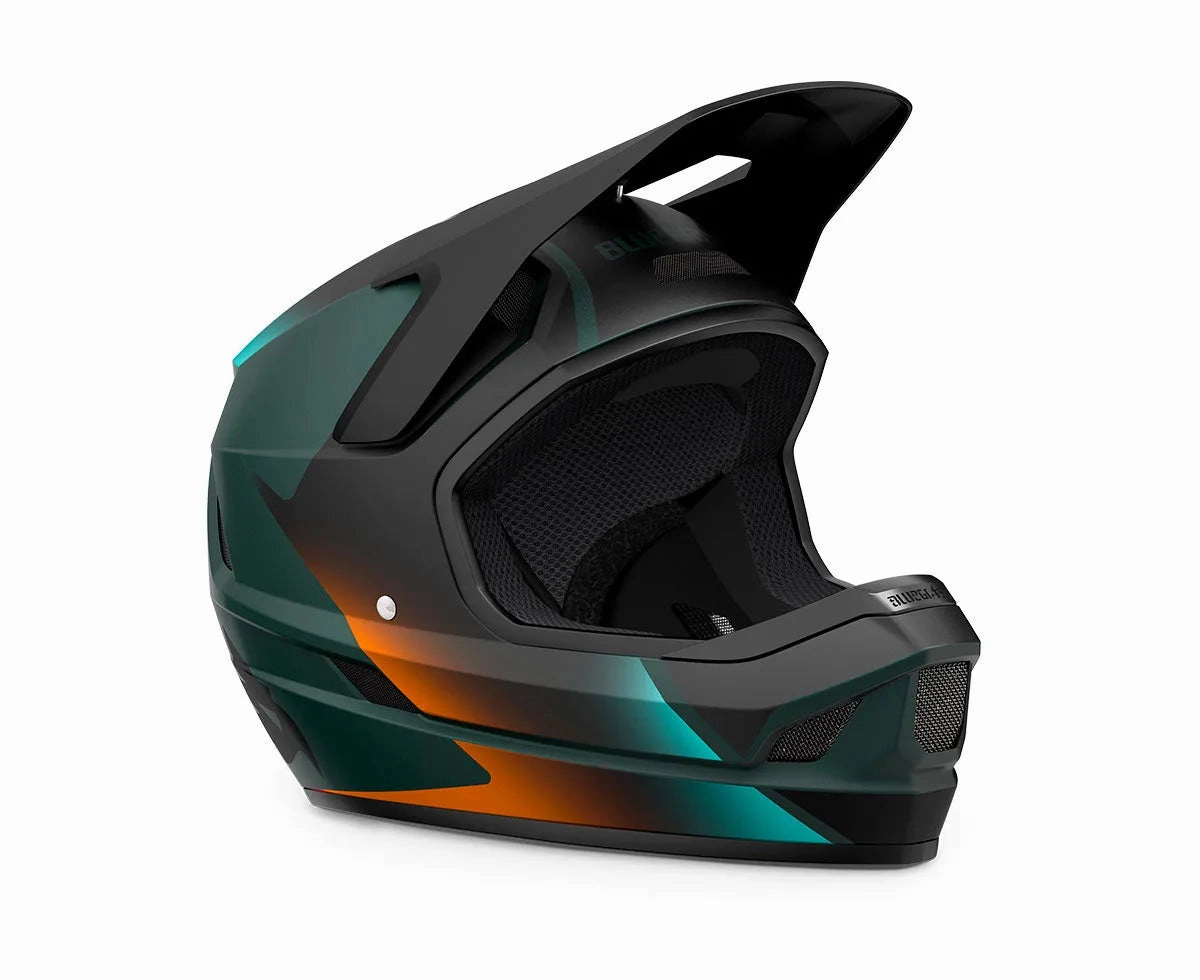 Bluegrass Legit MTB Cycling Helmet (Green Orange Matt)