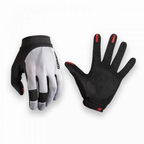 Bluegrass React Unisex Cycling Gloves (White)
