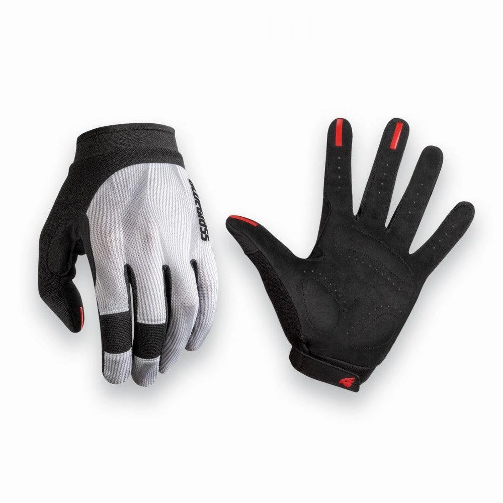 Bluegrass React Unisex Cycling Gloves (White)