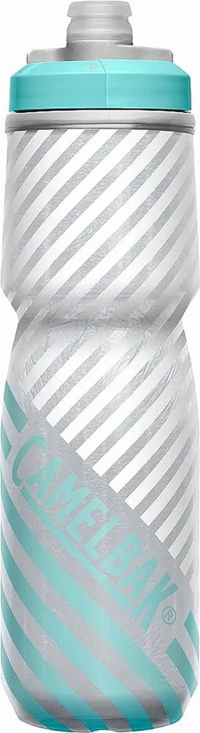 Camelbak Podium Chill Bottle (Grey/Teal Strip)