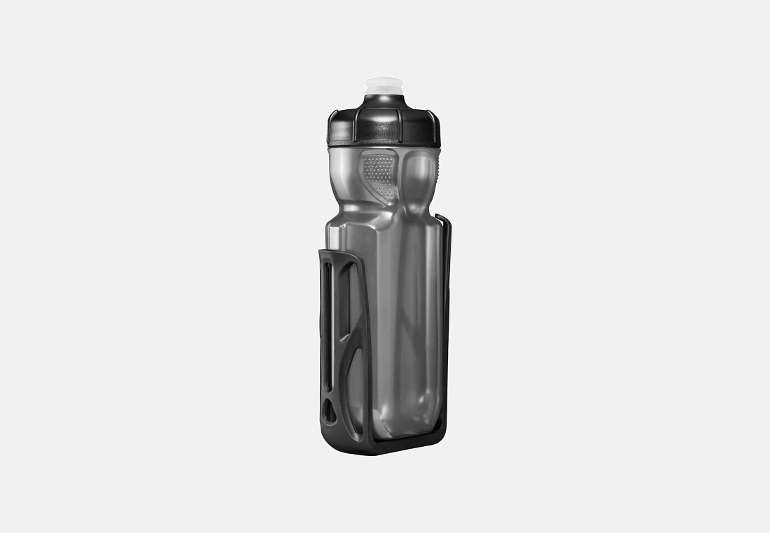 Cannondale Gripper Aero/ReGrip Aero Bottle w/ Cage (Black/Grey)