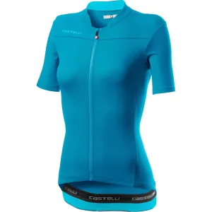 Castelli Anima 3 Women's Cycling Jersey (Marine Blue/ Celeste)