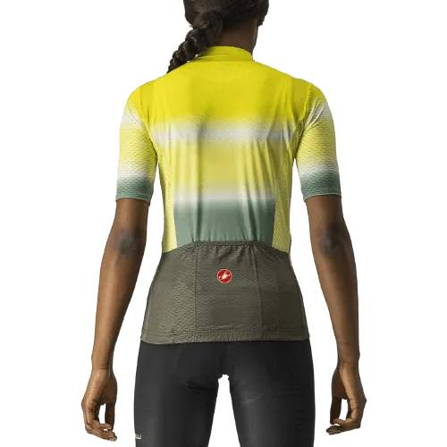 Castelli Dolce Women's Cycling Jersey (Sulphur/Military Green)