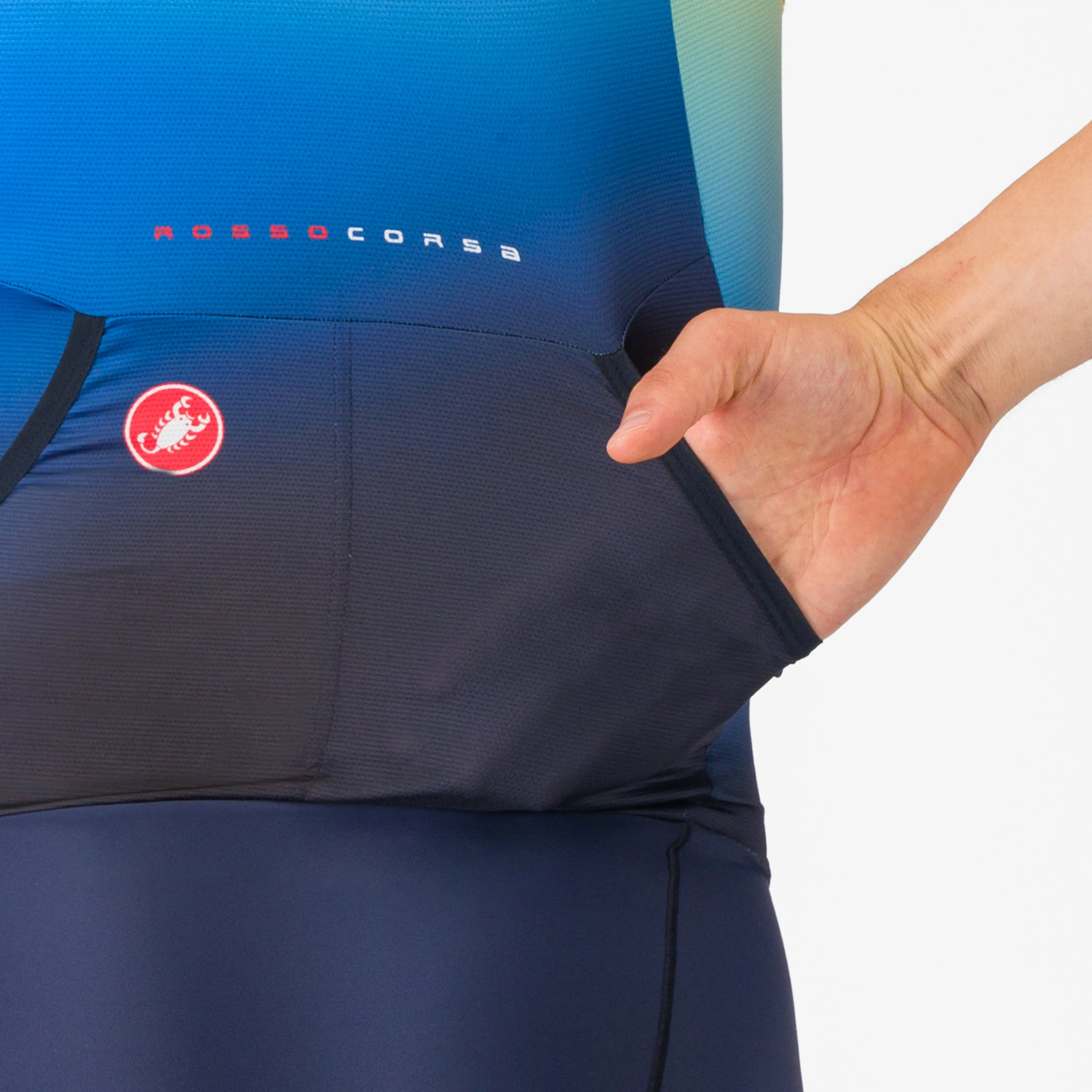 Castelli Free Sanremo 3 Suit sleeveless skinsuit - Blue