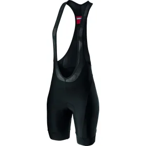 Castelli Prima Women's Cycling Bibshorts (Black/Dark Gray)