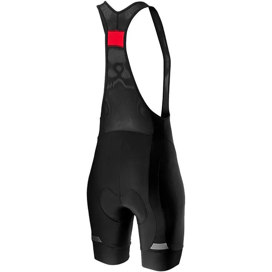 Castelli Prima Women's Cycling Bibshorts (Black/Dark Gray)