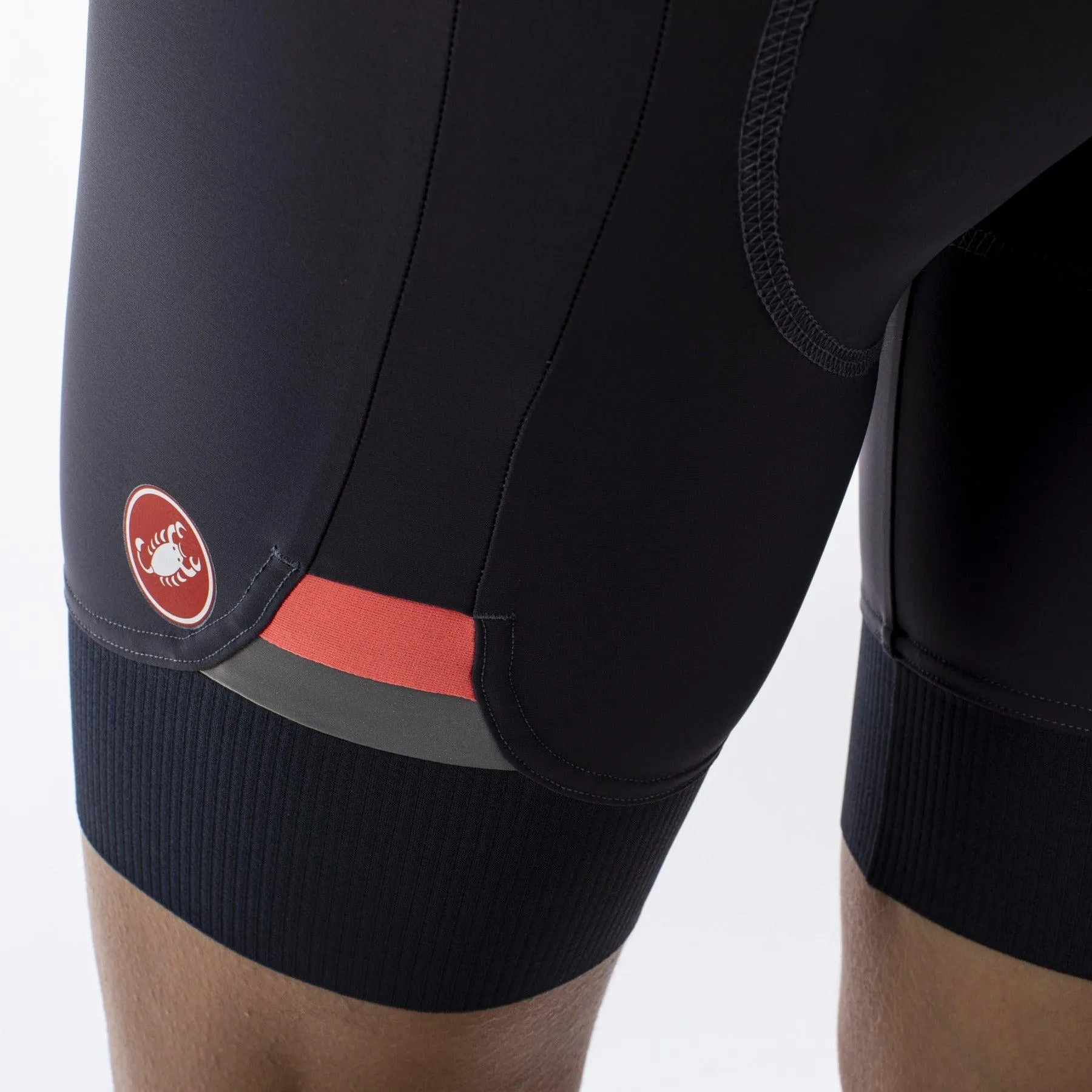 Castelli Prima Women's Cycling Bibshorts (Dark Steel Blue/Brilliant Pink)