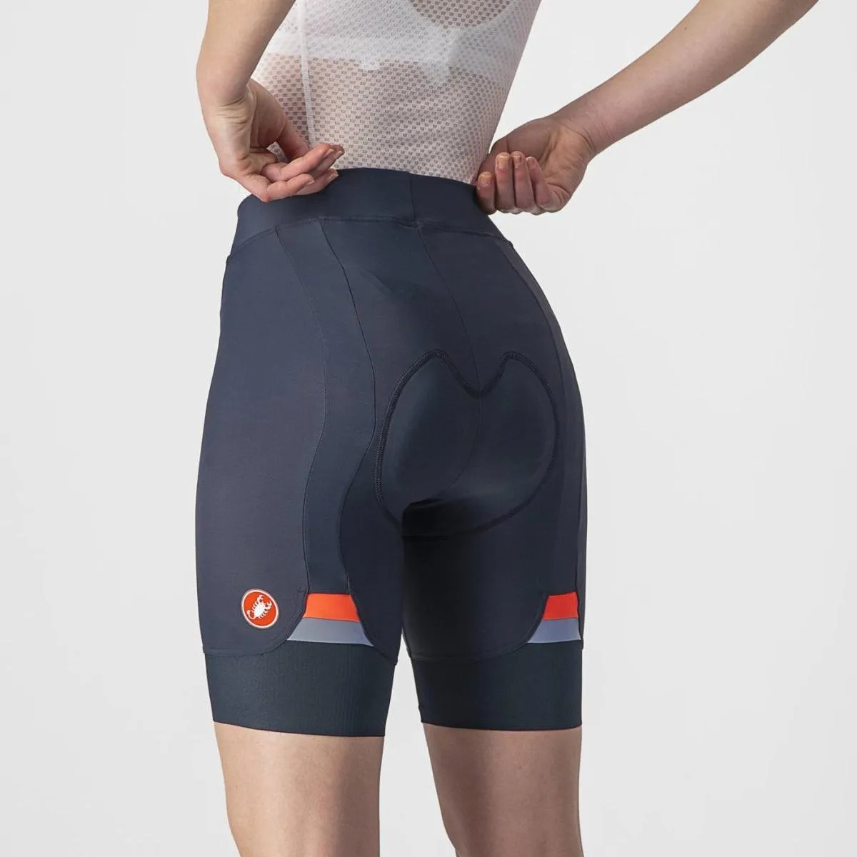 Castelli Prima Women's Cycling Shorts (Savile Blue/Brilliant Pink)