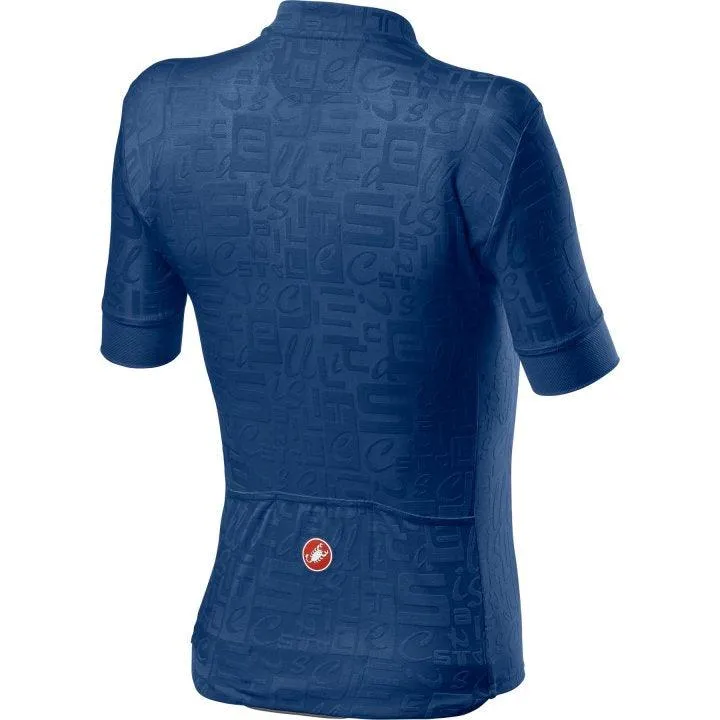Castelli Promessa Jacquard Women's Cycling Jersey (Agate Blue)