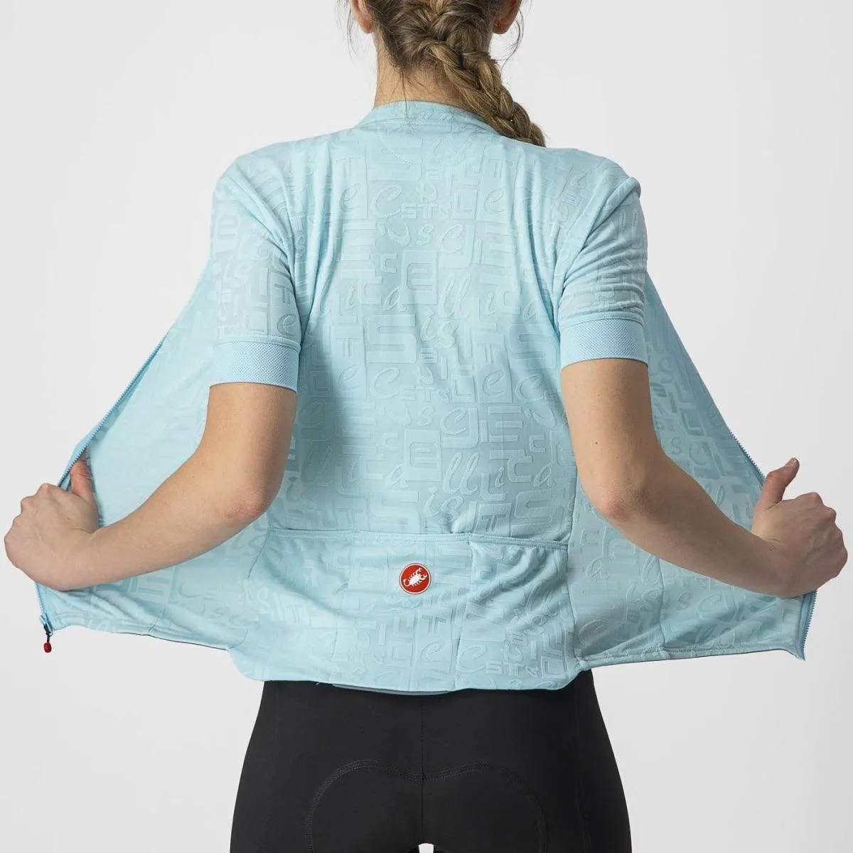 Castelli Promessa Jacquard Women's Cycling Jersey (Skylight)
