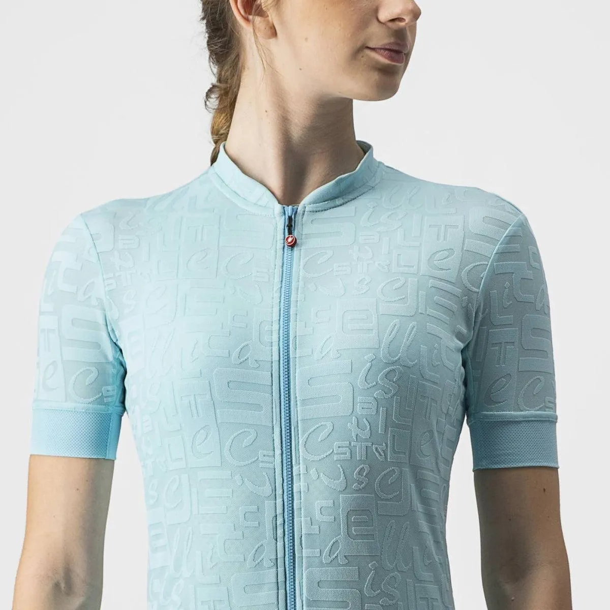 Castelli Promessa Jacquard Women's Cycling Jersey (Skylight)