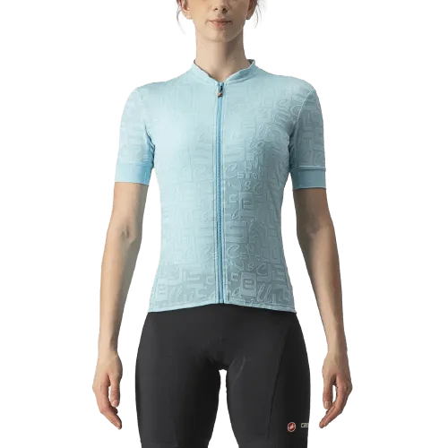 Castelli Promessa Jacquard Women's Cycling Jersey (Skylight)