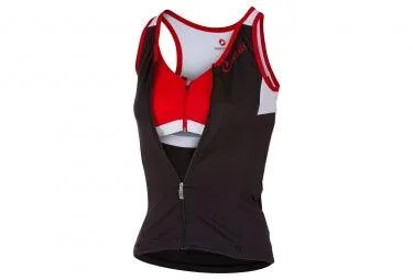 Castelli Solare Women's Top (Black/White/Red)