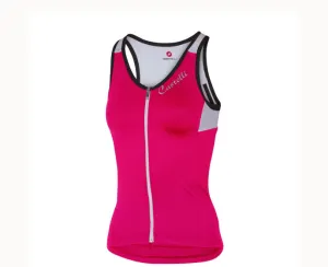 Castelli Solare Women's Top (Raspberry/White/Black)