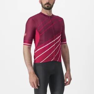 Castelli Speed Strada Men's Cycling Jersey (Bordeaux/Persian Red)