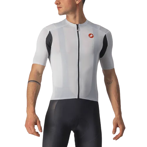 Castelli Superleggera 2 Mens Cycling Jersey (Silver Gray)