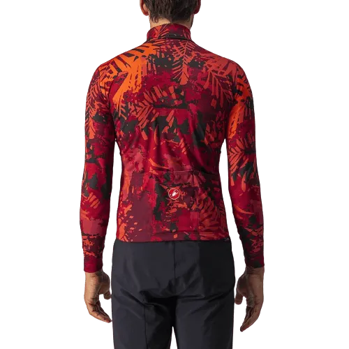 Castelli Unlimited Thermal Mens Cycling Jersey (Bordeaux/Pro Road)