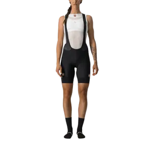 Castelli Velocissima 2 Women's Cycling Bibshorts (Black/Dark Gray)