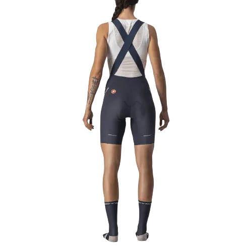 Castelli Velocissima 3 Women's Cycling Bibshorts (Savile Blue/Silver)
