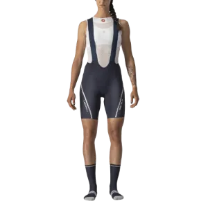 Castelli Velocissima 3 Women's Cycling Bibshorts (Savile Blue/Silver)