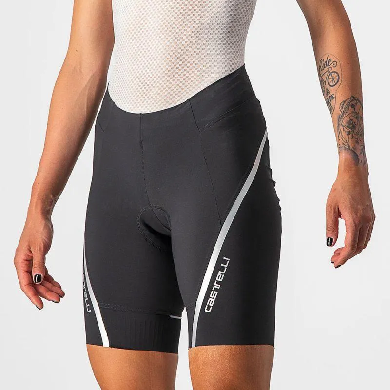 Castelli Velocissima 3 Women's Cycling Shorts (Black/Silver)