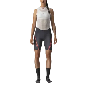 Castelli Velocissima 3 Women's Cycling Shorts (Dark Gray/Brilliant Pink)
