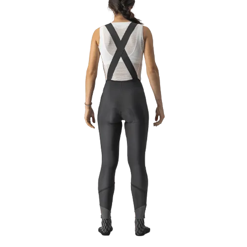 Castelli Velocissima DT Women's Cycling  Bib Tight (Black/Black Reflex)