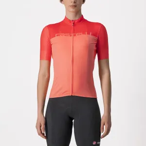 Castelli Velocissima Women's Cycling Jersey (Coral Flash/Brilliant Pink)
