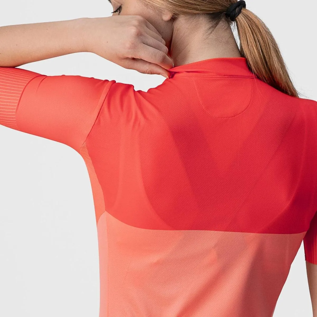 Castelli Velocissima Women's Cycling Jersey (Coral Flash/Brilliant Pink)