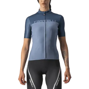 Castelli Velocissima Women's Cycling Jersey (Light Steel Blue/Moonlit Ocean)