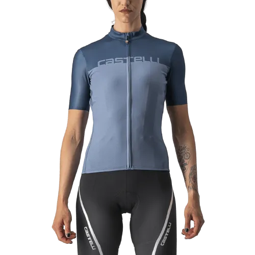 Castelli Velocissima Women's Cycling Jersey (Light Steel Blue/Moonlit Ocean)
