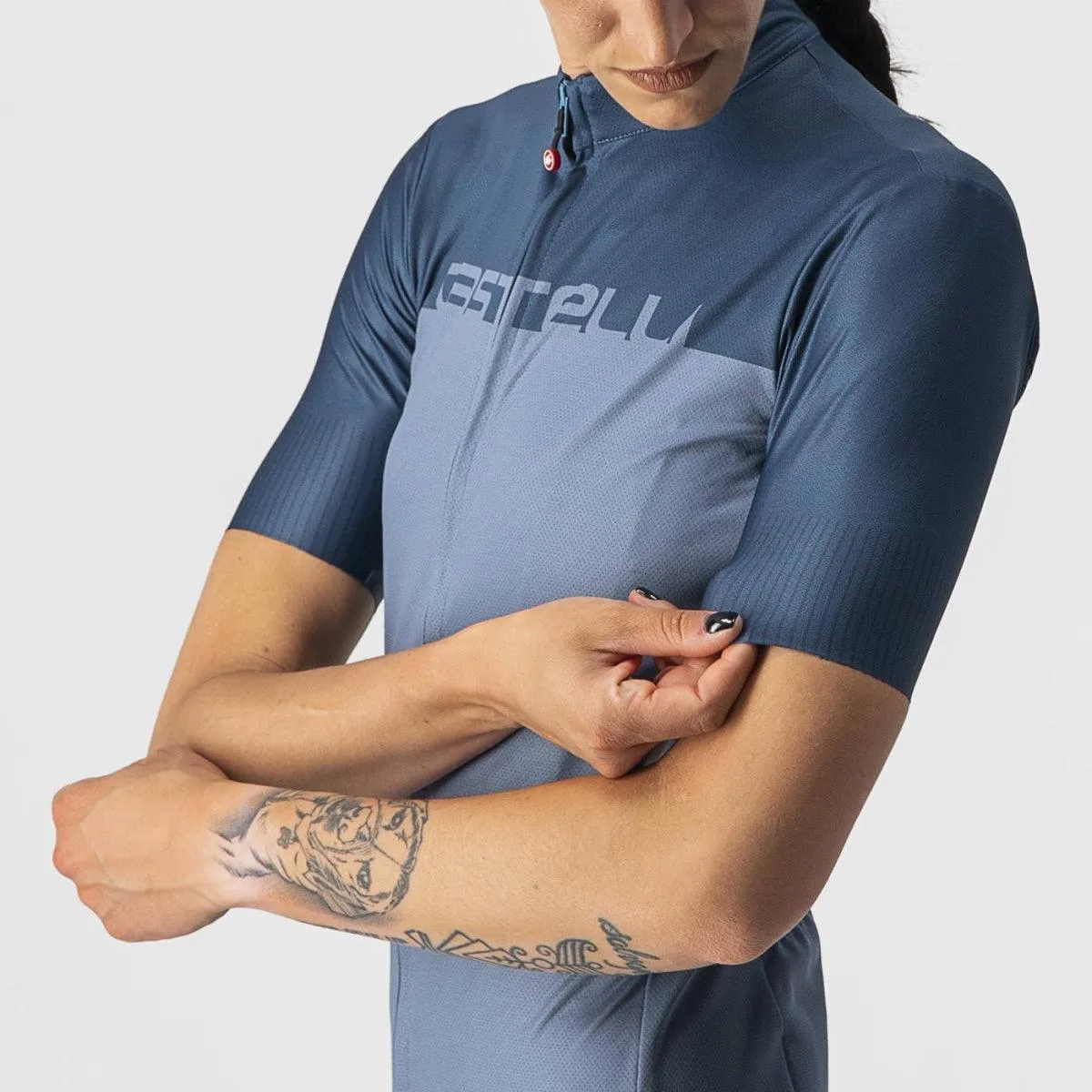 Castelli Velocissima Women's Cycling Jersey (Light Steel Blue/Moonlit Ocean)