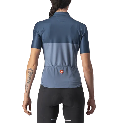Castelli Velocissima Women's Cycling Jersey (Light Steel Blue/Moonlit Ocean)