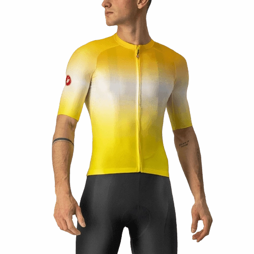 Castelli Aero Race 6.0 Mens Cycling Jersey (Maize/Saffron)
