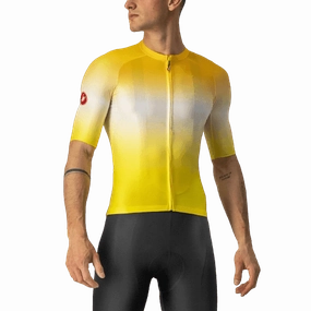 Castelli Aero Race 6.0 Mens Cycling Jersey (Maize/Saffron)