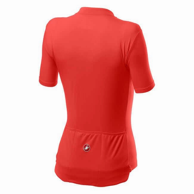 Castelli Anima 3 Women's Cycling Jersey (Brilliant Pink/Dark Steel Blue)