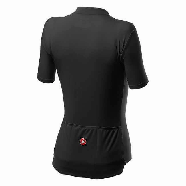 Castelli Anima 3 Women's Cycling Jersey (Light Black/Red)