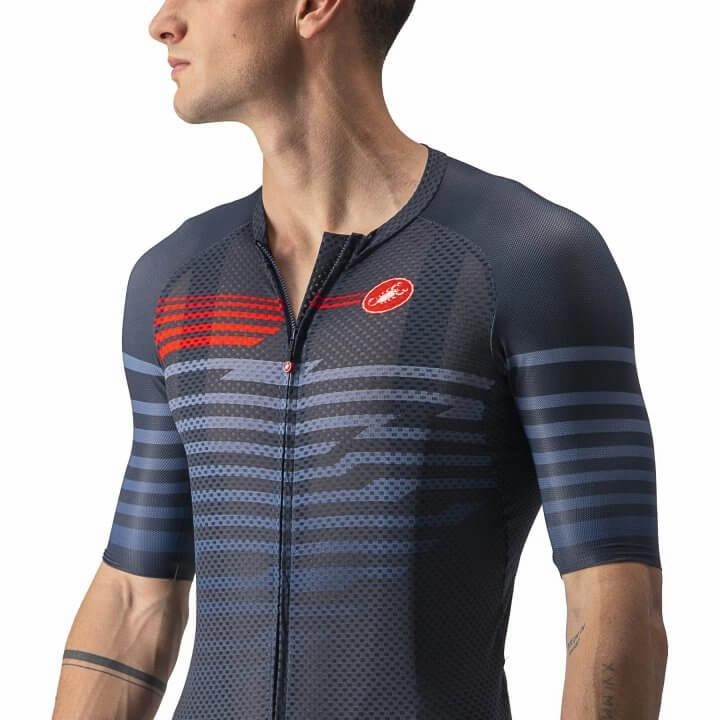 Castelli Climbers 3.0 Mens Cycling Jersey (Savile Blue/Red)