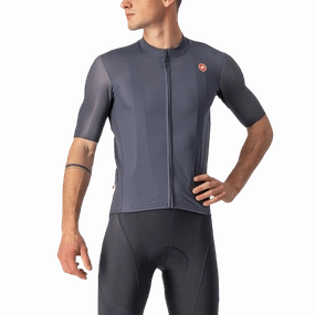 Castelli Endurance Elite Mens Cycling Jersey (Dark Gray)