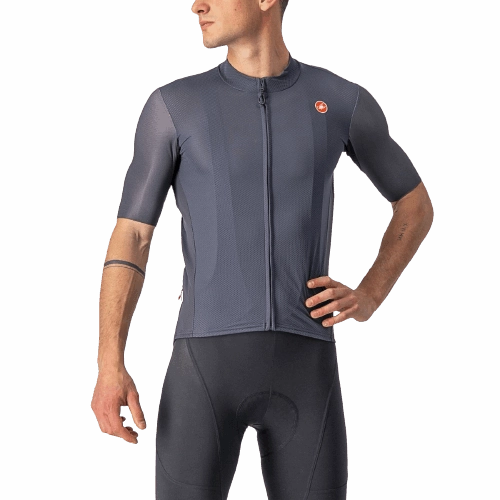 Castelli Endurance Elite Mens Cycling Jersey (Dark Gray)