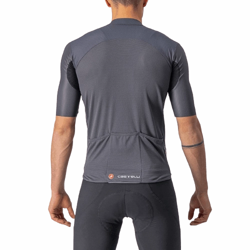 Castelli Endurance Elite Mens Cycling Jersey (Dark Gray)