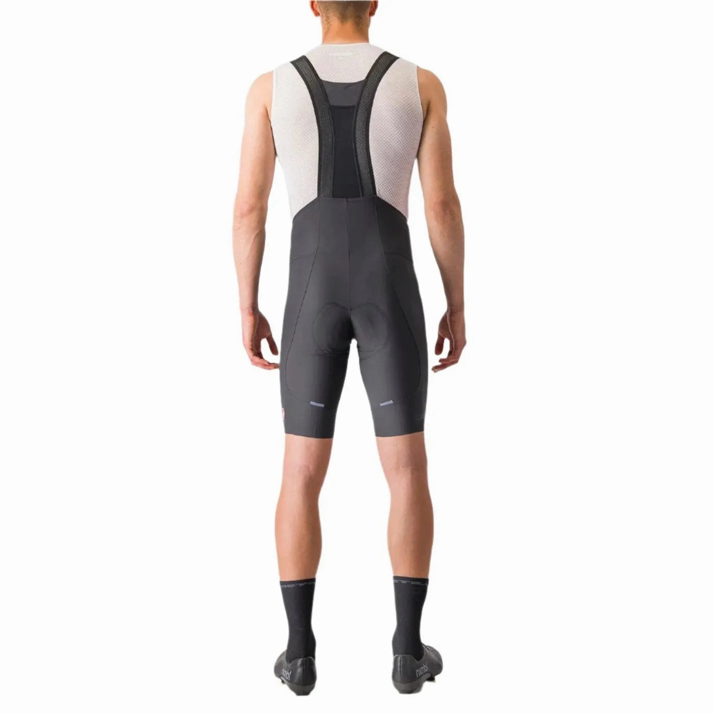 Castelli Espresso Men's Cycling Bibshort (Dark Gray)
