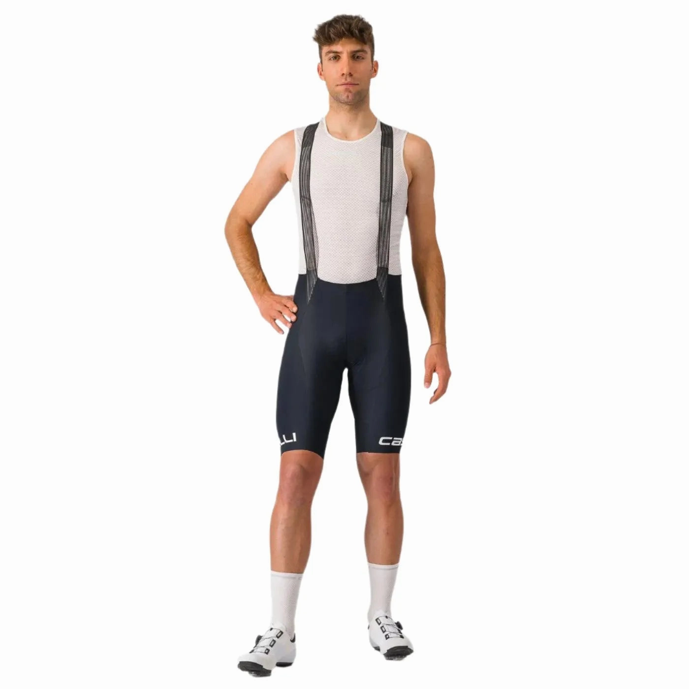 Castelli Free Aero RC Classic Men's Cycling Bibshort (Black/White)