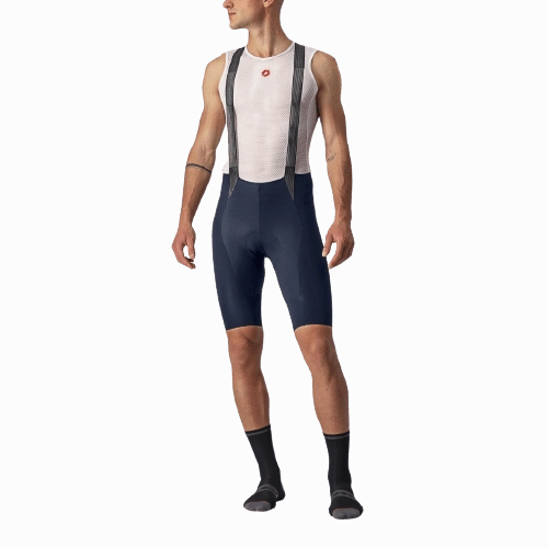 Castelli Free Aero RC Mens Cycling Bibshorts (Savile Blue)