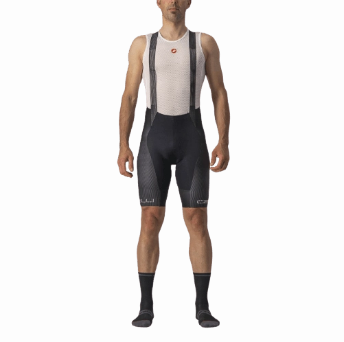 Castelli Free Aero RC Pro Mens Cycling Bibshorts (Black/White)