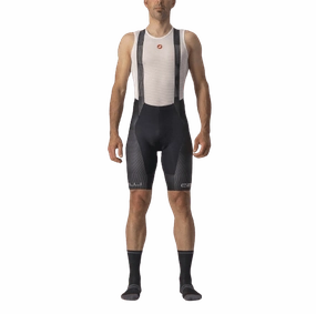 Castelli Free Aero RC Pro Mens Cycling Bibshorts (Black/White)