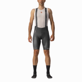 Castelli Free Aero RC Pro Mens Cycling Bibshorts (Dark Gray/White)