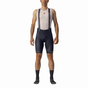 Castelli Free Aero RC Pro Mens Cycling Bibshorts (Savile Blue/Electric Lime)